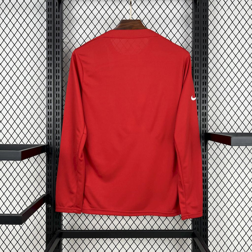 Atlético de Madrid Aquecimento 2025/26 Manga Comprida