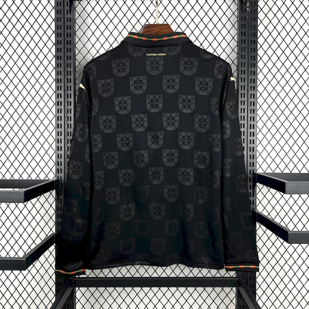 Camisola Portugal Edição Especial Pantera Negra Manga Comprida