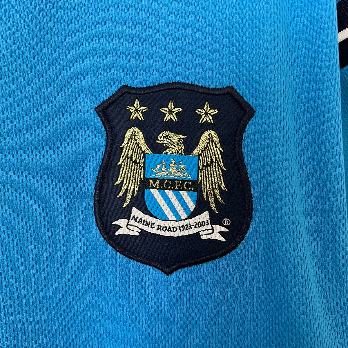Camisola Retro Manchester City FC Principal 01/02