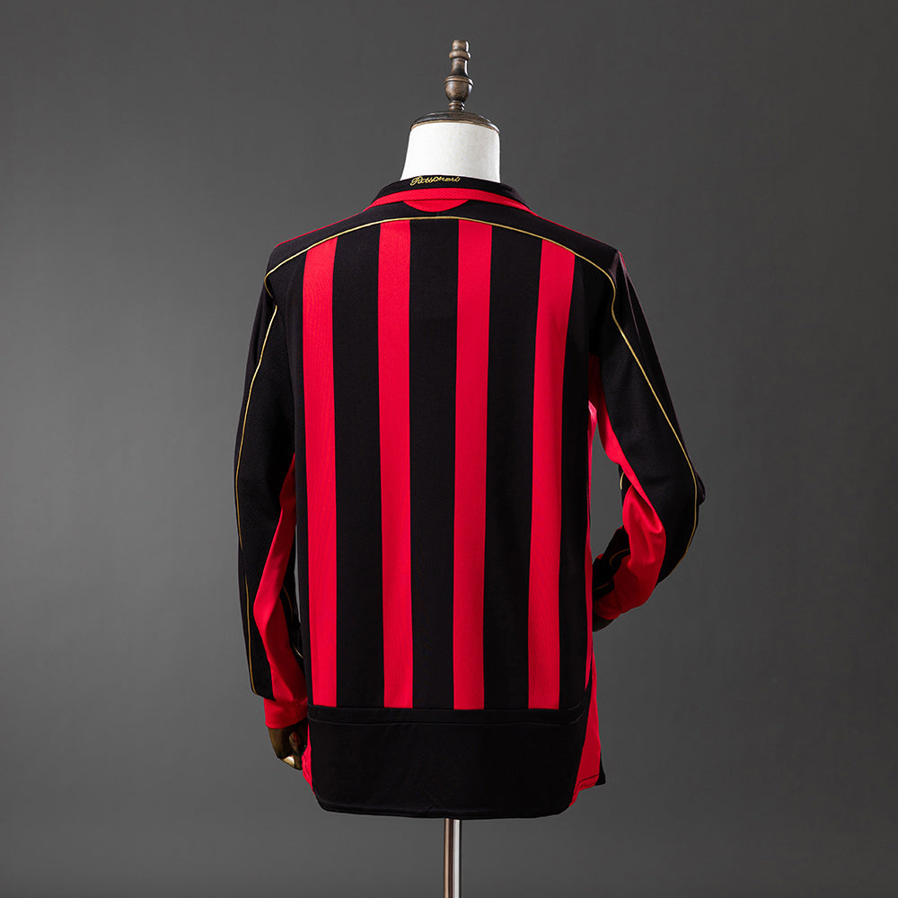 Retro AC Milan Principal 06/07 Manga Comprida