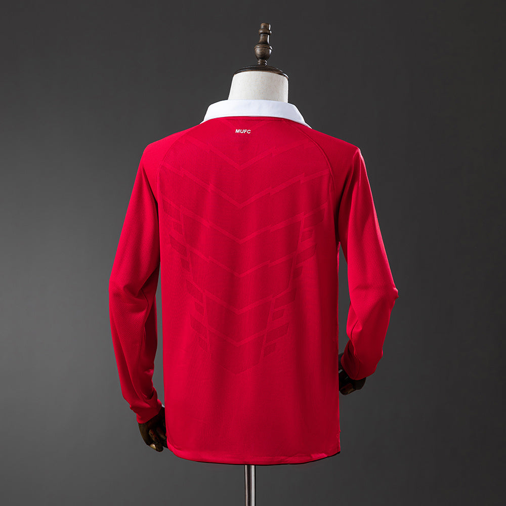 Camisola Retro Manchester United F.C. Principal 10/11 Manga Comprida