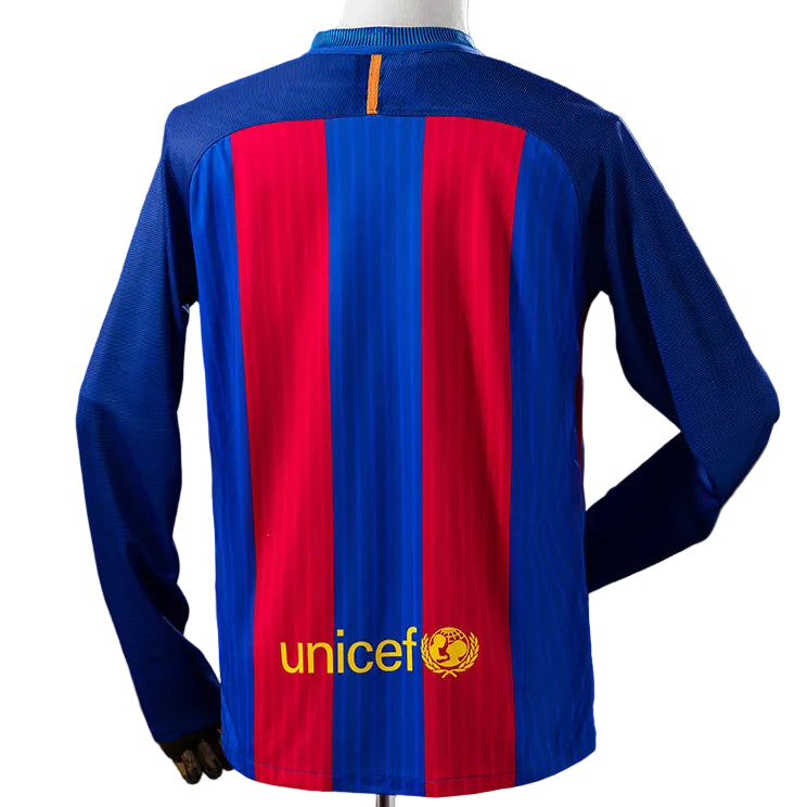 Camisola Retro FC Barcelona Principal 16/17 Manga Comprida