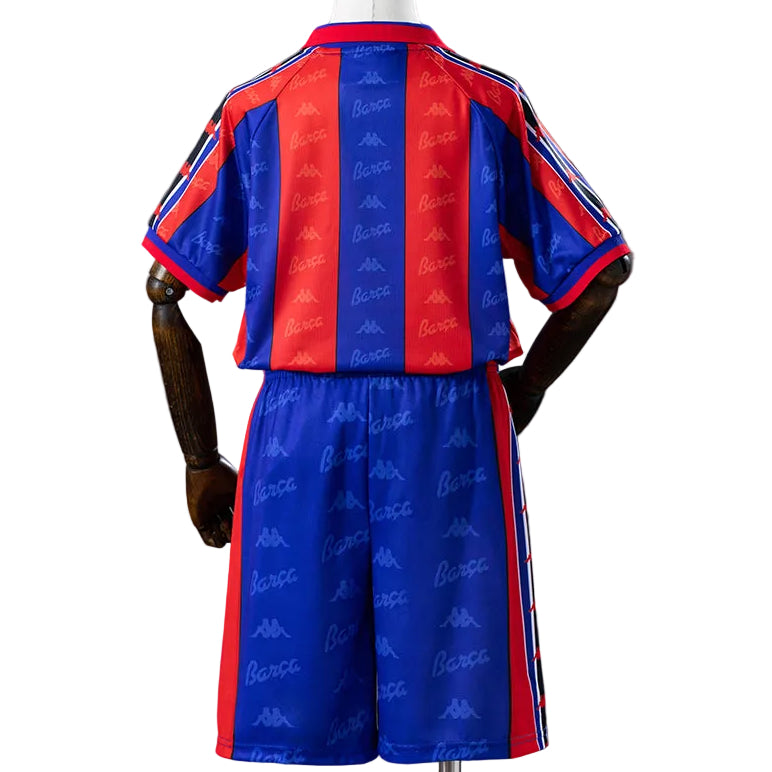 Equipamento Criança Retro FC Barcelona Principal 96/97