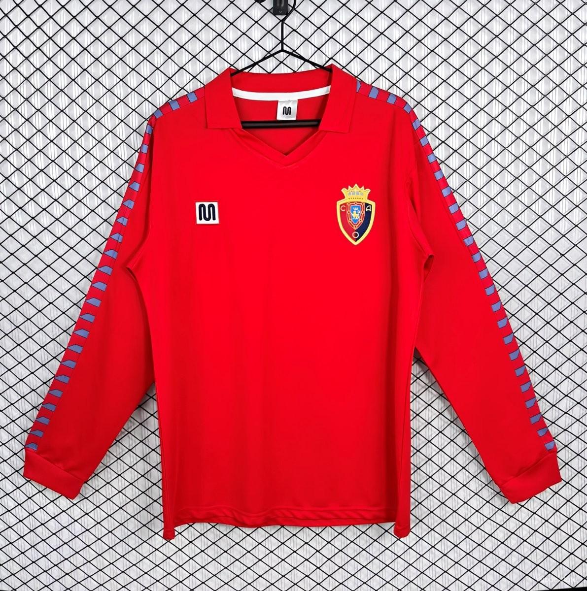 Camisola Retro C.A. Osasuna 83/84 Manga Comprida