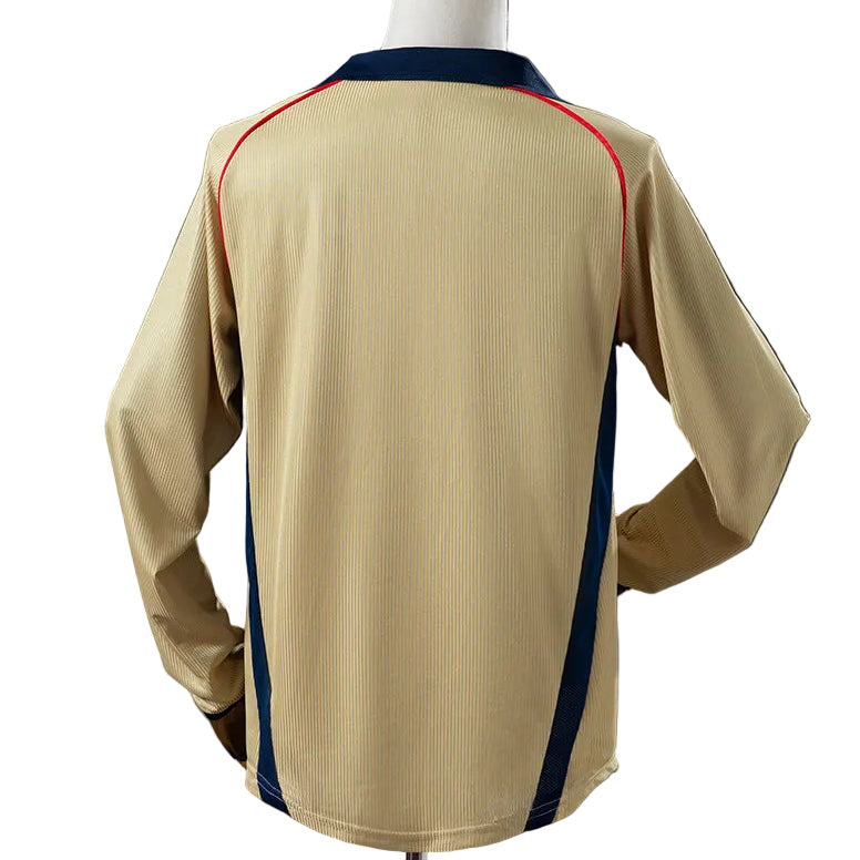 Camisola Retro Arsenal FC Alternativa 01/02 Manga Comprida