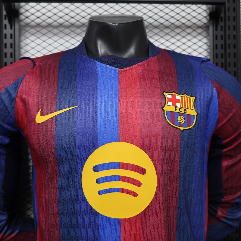 Camisola FC Barcelona Principal 26/27 Manga Comprida - Versão Jogador