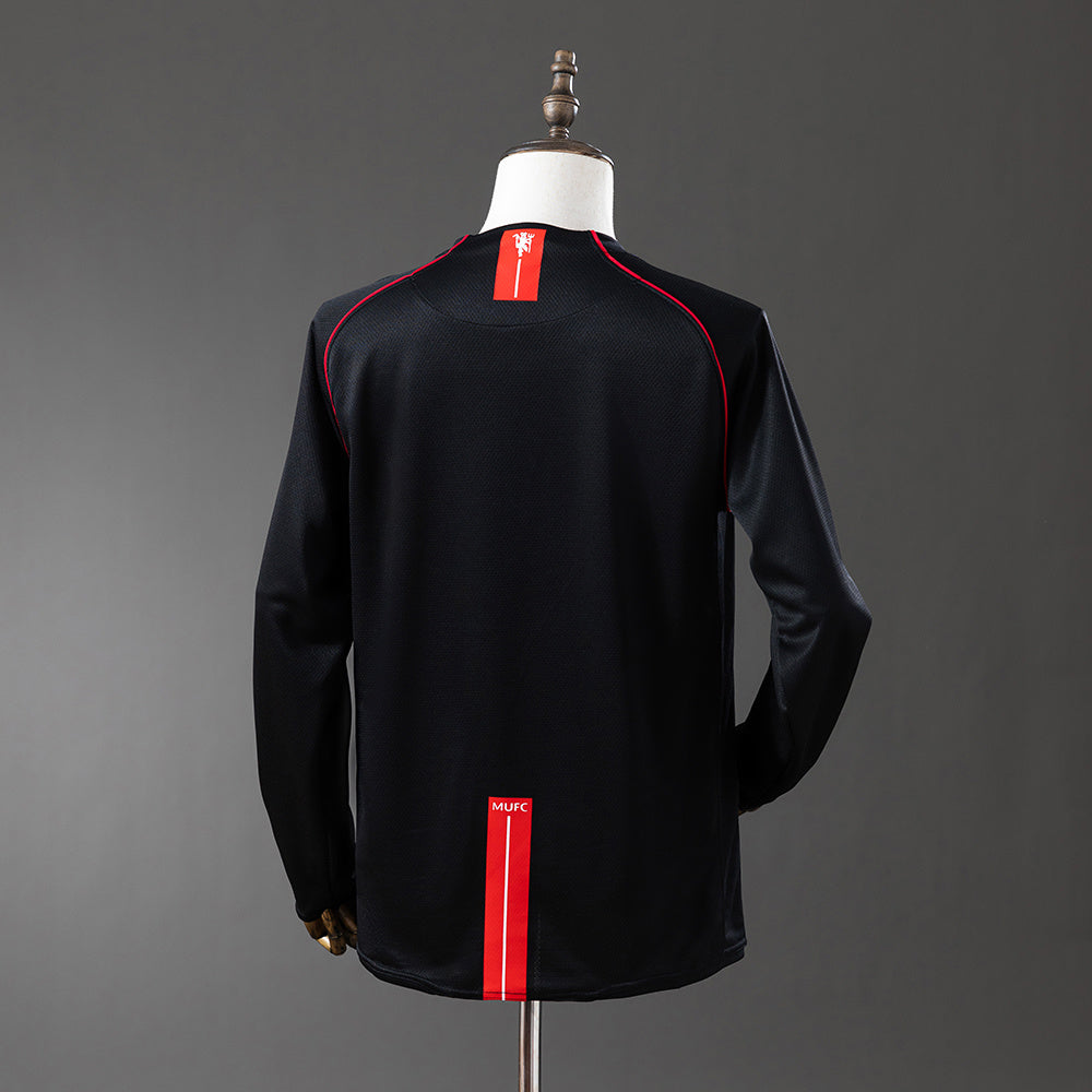 Camisola Retro Manchester United F.C. Alternativa 07/08 Manga Comprida