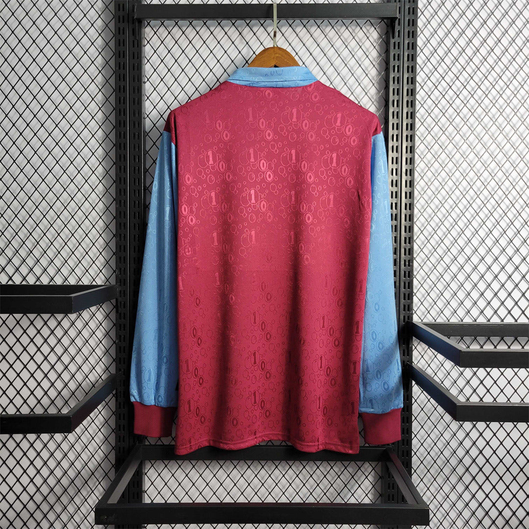 Retro West Ham United 1996/97 Manga Comprida