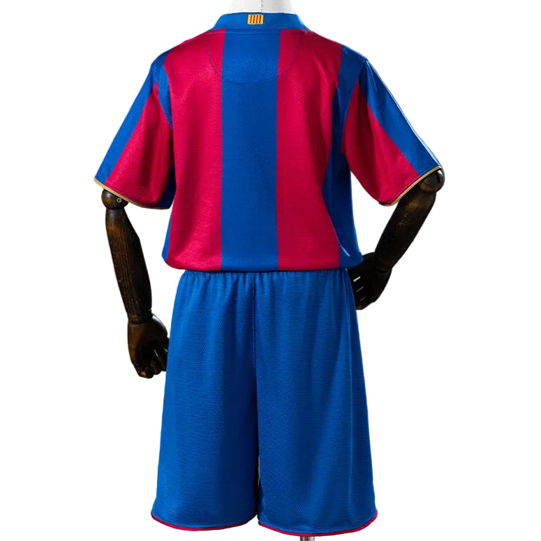 Equipamento Criança Retro FC Barcelona Principal 07/08