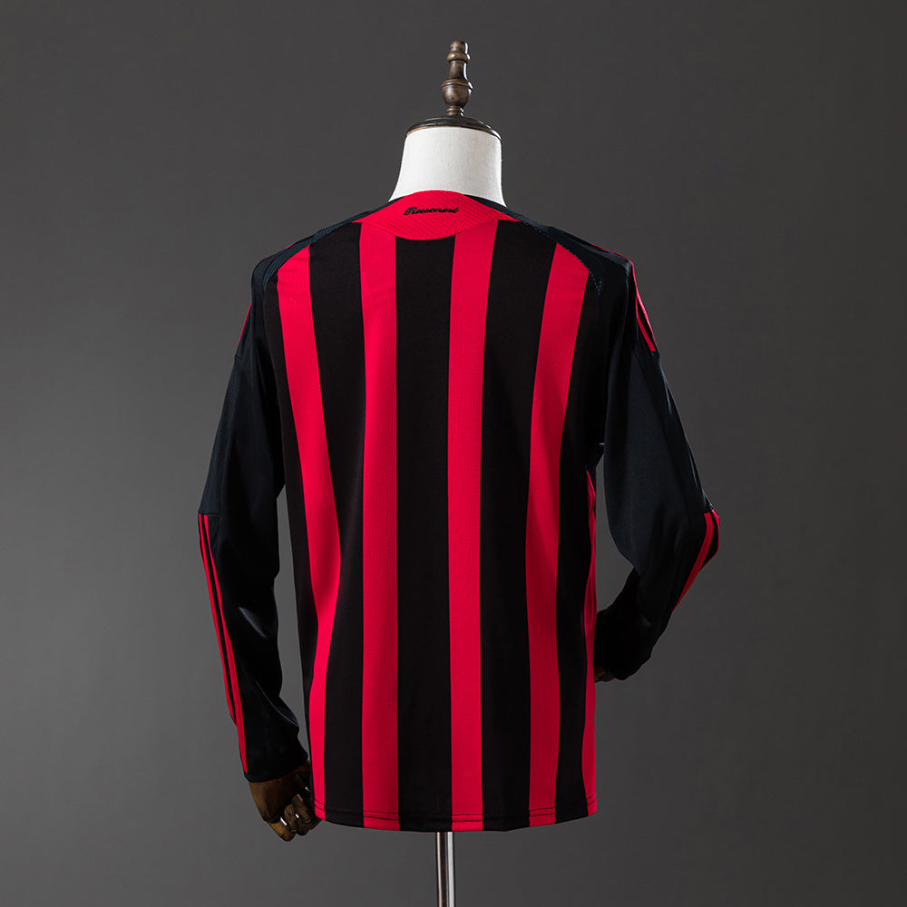 Retro AC Milan Principal 08/09 Manga Comprida