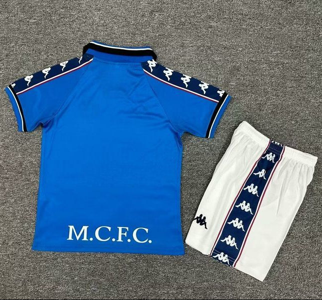 Equipamento Criança Retro Manchester City F.C. Principal 97/98