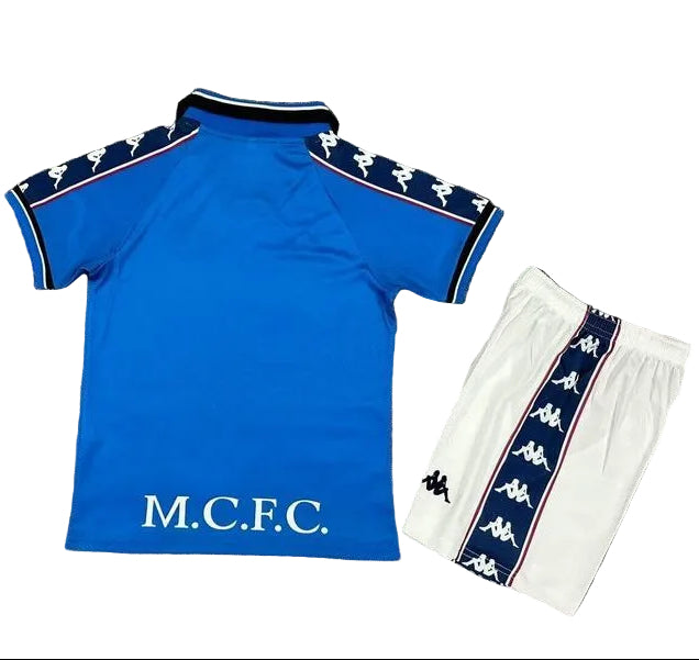 Equipamento Criança Retro Manchester City FC Principal 97/98