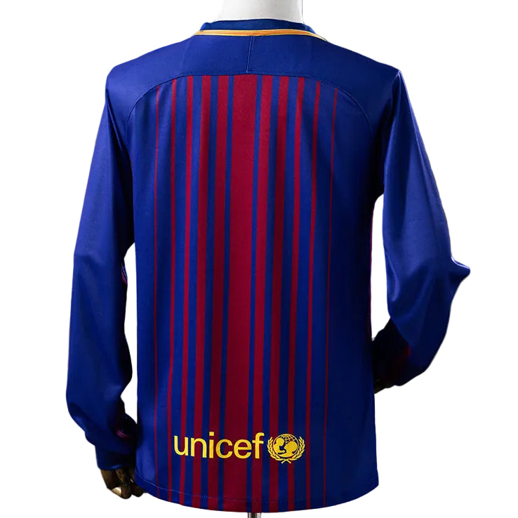 Camisola Retro FC Barcelona Principal 17/18 Manga Comprida