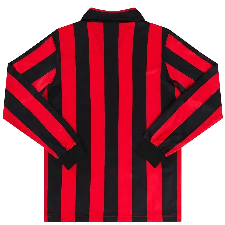 Camisola Retro AC Milan Principal 89/90 Manga Comprida