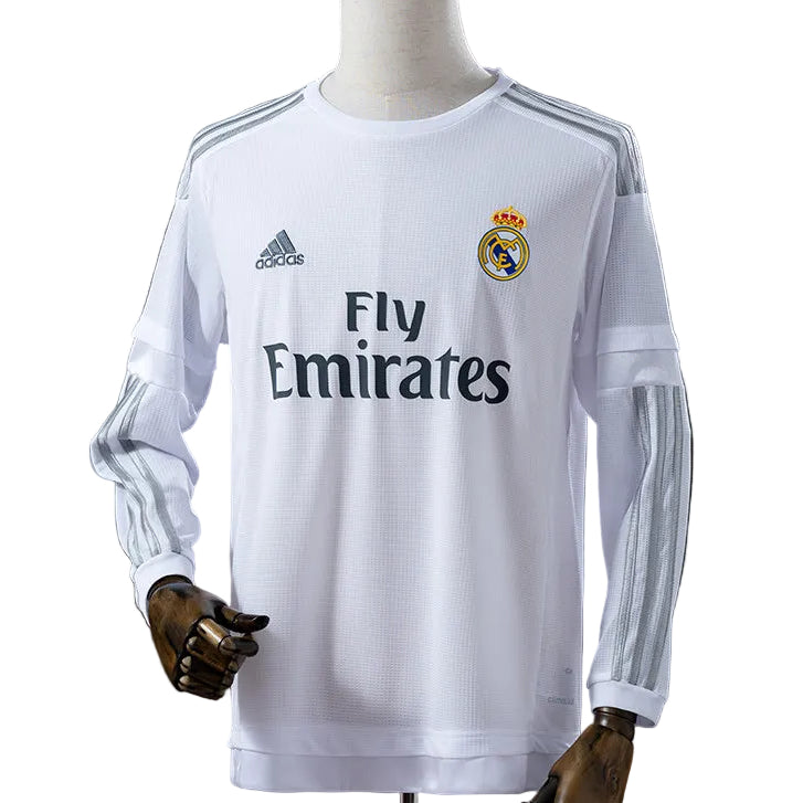 Camisola Retro Real Madrid CF Principal 15/16 Manga Comprida