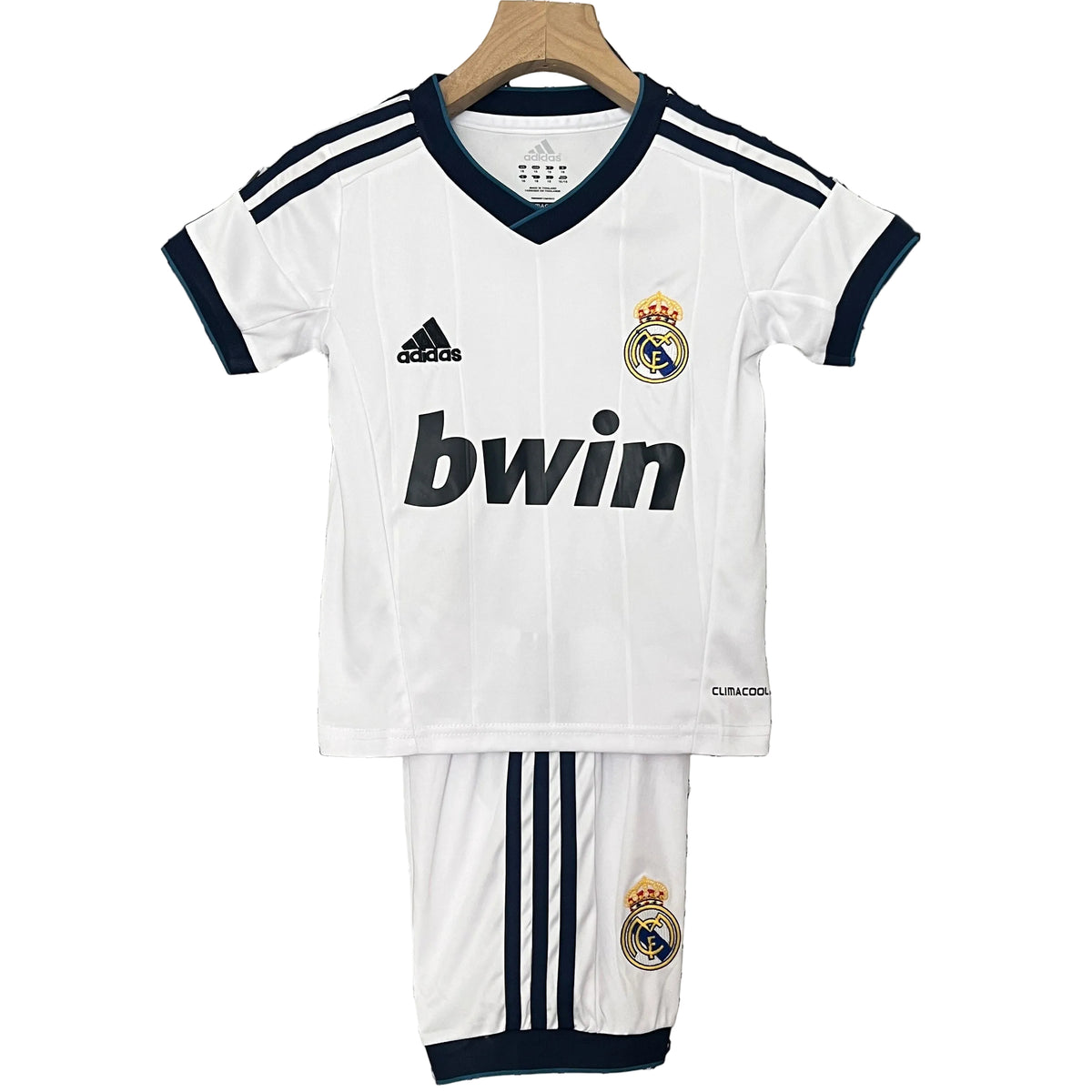 Equipamento Criança Retro Real Madrid CF Principal 12/13