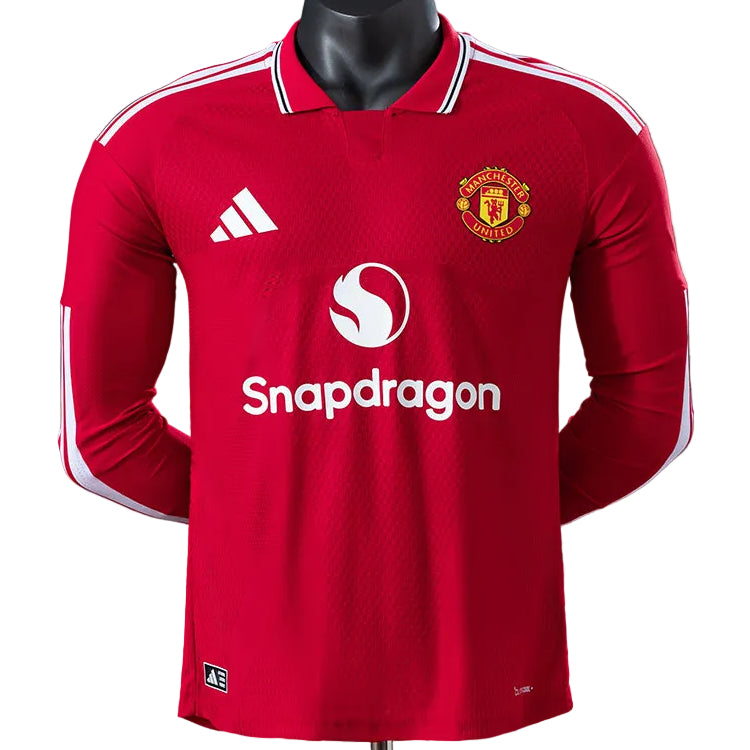 Camisola Manchester United FC Principal 26/27 Manga Comprida - Versão Jogador