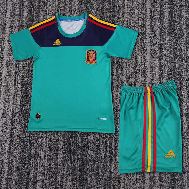 Retro Espanha Equipamento Criança Guarda-Redes 2010
