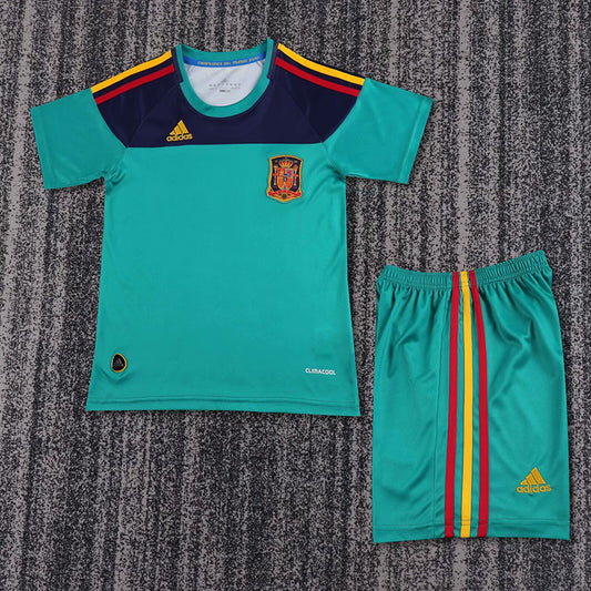 Retro Espanha Equipamento Criança Guarda-Redes 2010