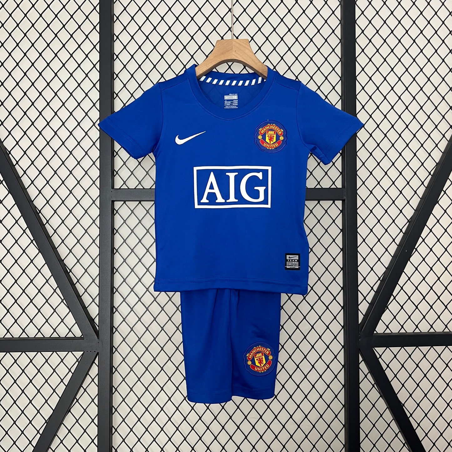 Equipamento Criança Retro Manchester United F.C. Terceiro 07/08