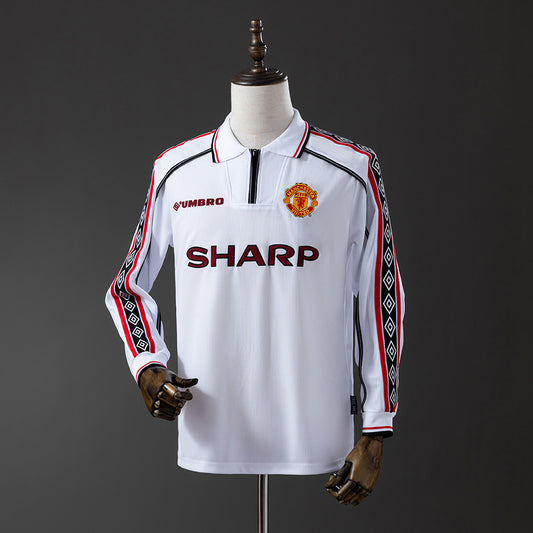 Camisola Retro Manchester United F.C. Alternativa 98/99 Manga Comprida