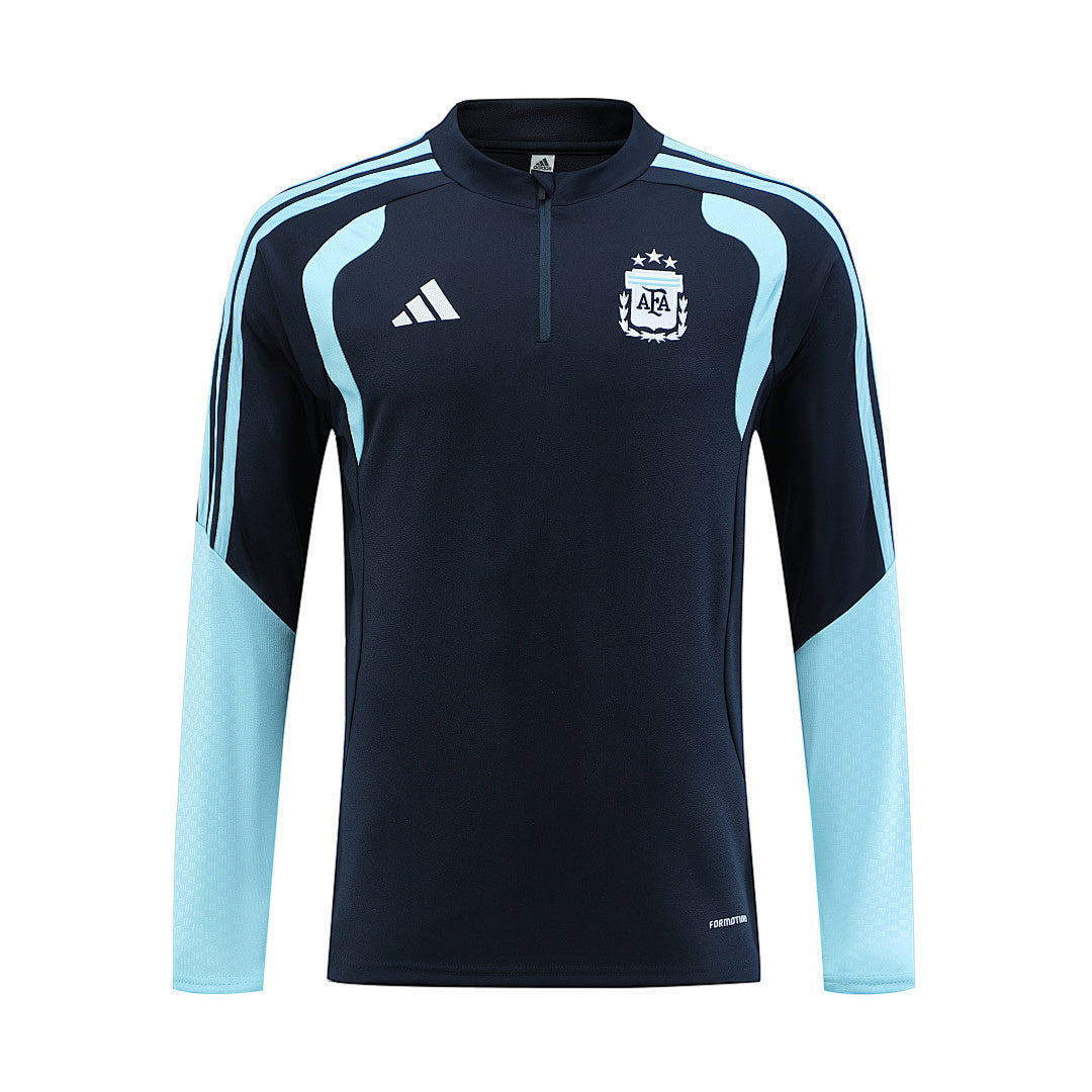Sweat Treino Argentina 1/2 Zipper 25/26
