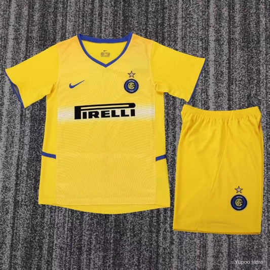 Equipamento Criança Retro Inter de Milão Alternativo 02/03
