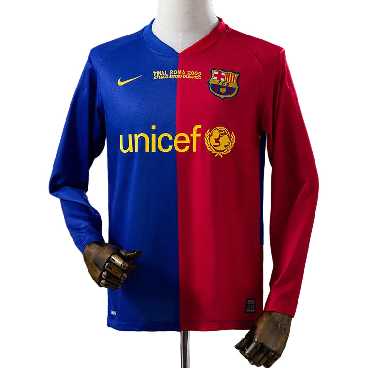 Camisola Retro FC Barcelona Principal 08/09 Manga Comprida