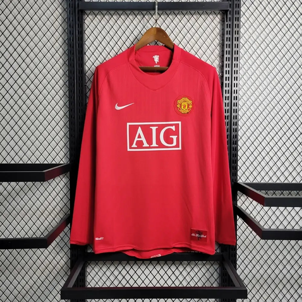 Retro Manchester United 07/08 Manga Comprida