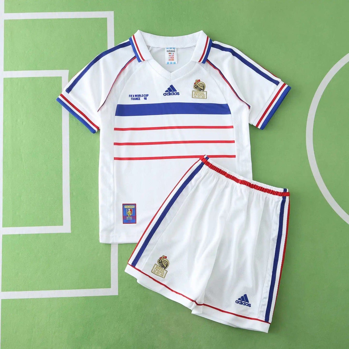 Retro França Equipamento Criança Alternativo 1998