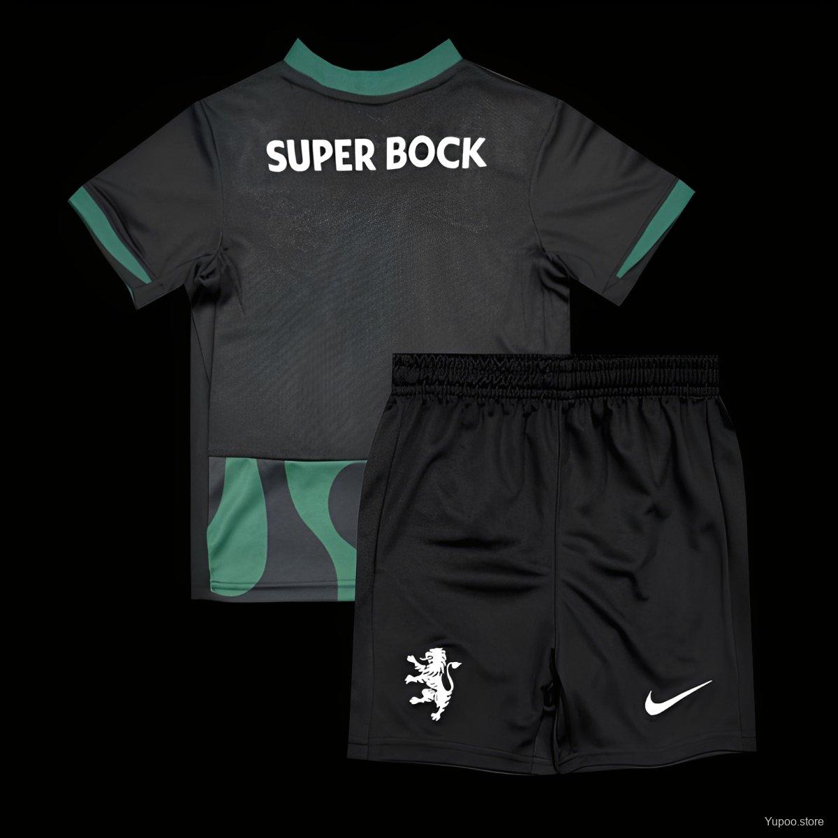 Equipamento alternativo Sporting criança 2025/26