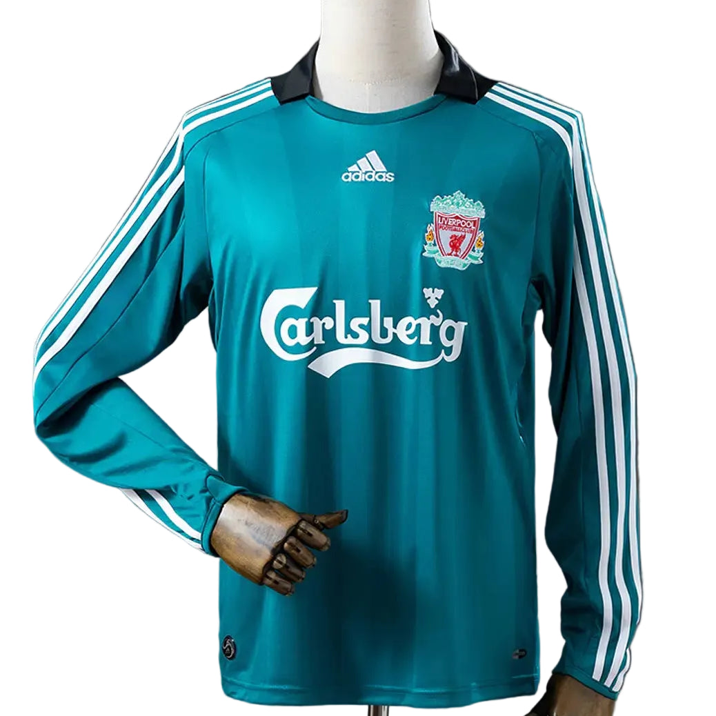 Camisola Retro Liverpool FC Alternativa 08/09 Manga Comprida