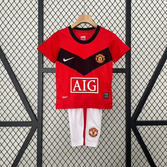 Equipamento Criança Retro Manchester United F.C. Principal 09/10