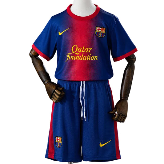 Equipamento Criança Retro FC Barcelona Principal 12/13