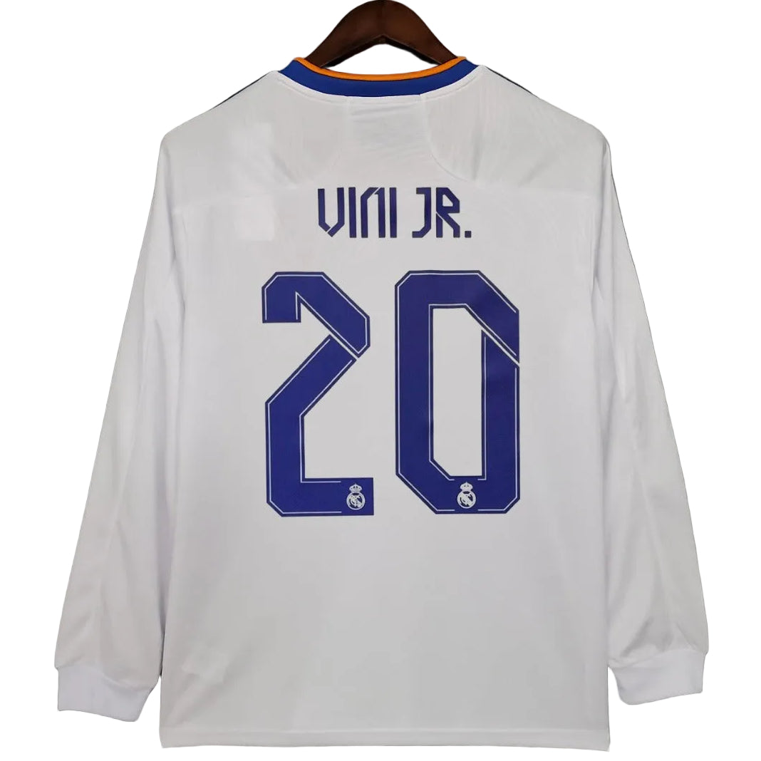 Camisola Retro Real Madrid Principal 21/22 Manga Comprida