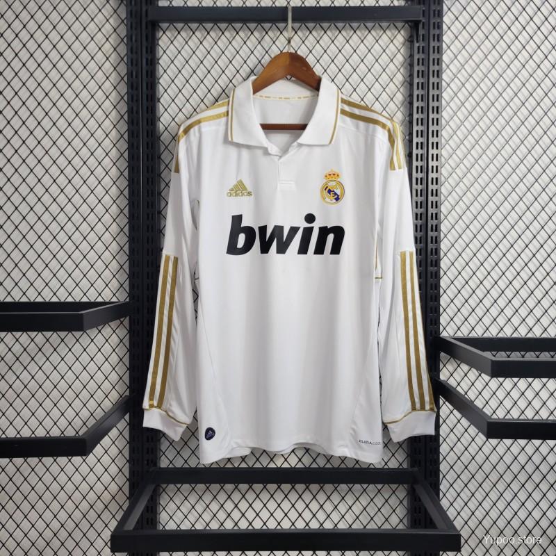 Retro Real Madrid Principal 2011/12 Manga Comprida