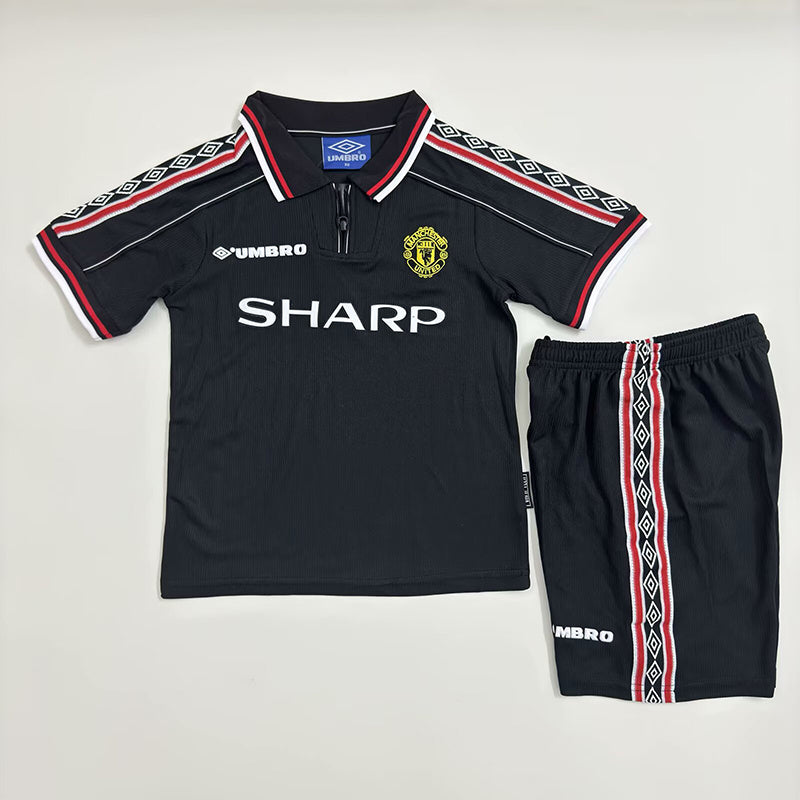 Equipamento Criança Retro Manchester United F.C. Alternativo 98/99