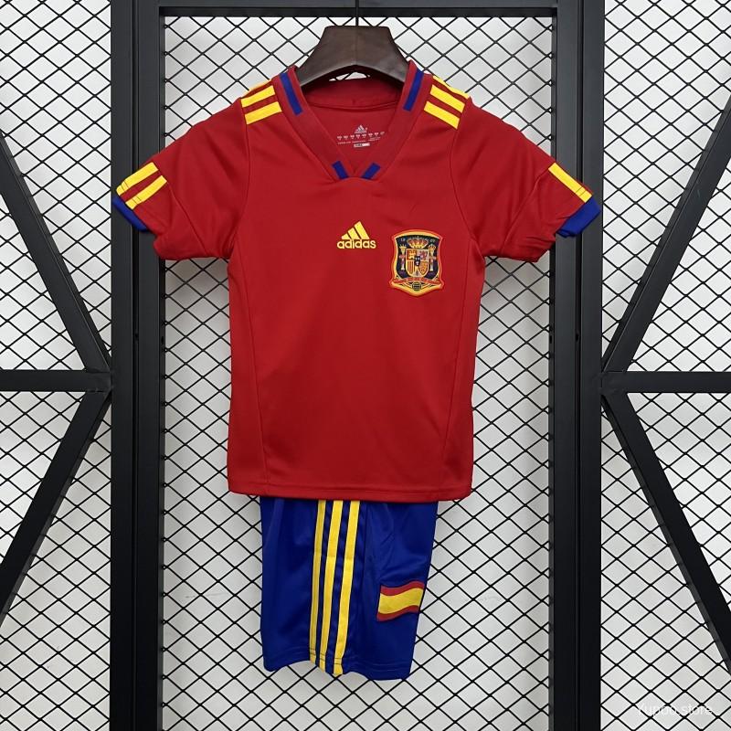 Retro Espanha Equipamento Criança Principal 2010