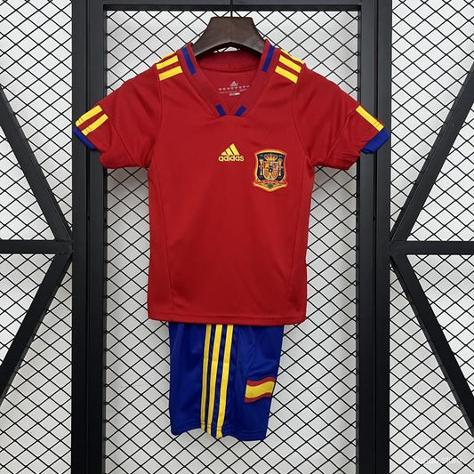 Retro Espanha Equipamento Criança Principal 2010