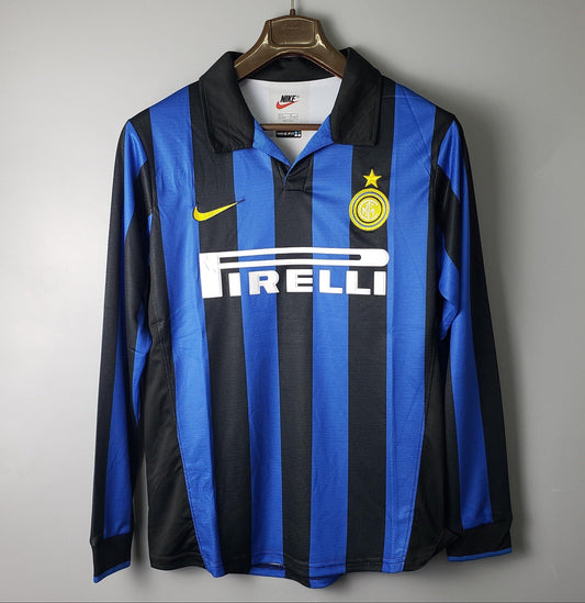 Camisola Retro Inter de Milão Principal 1998/99 Manga Comprida