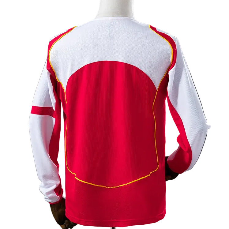Camisola Retro Arsenal FC Principal 04/05 Manga Comprida