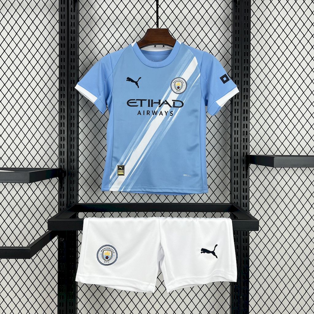 Equipamento Criança Manchester City Principal 25/26