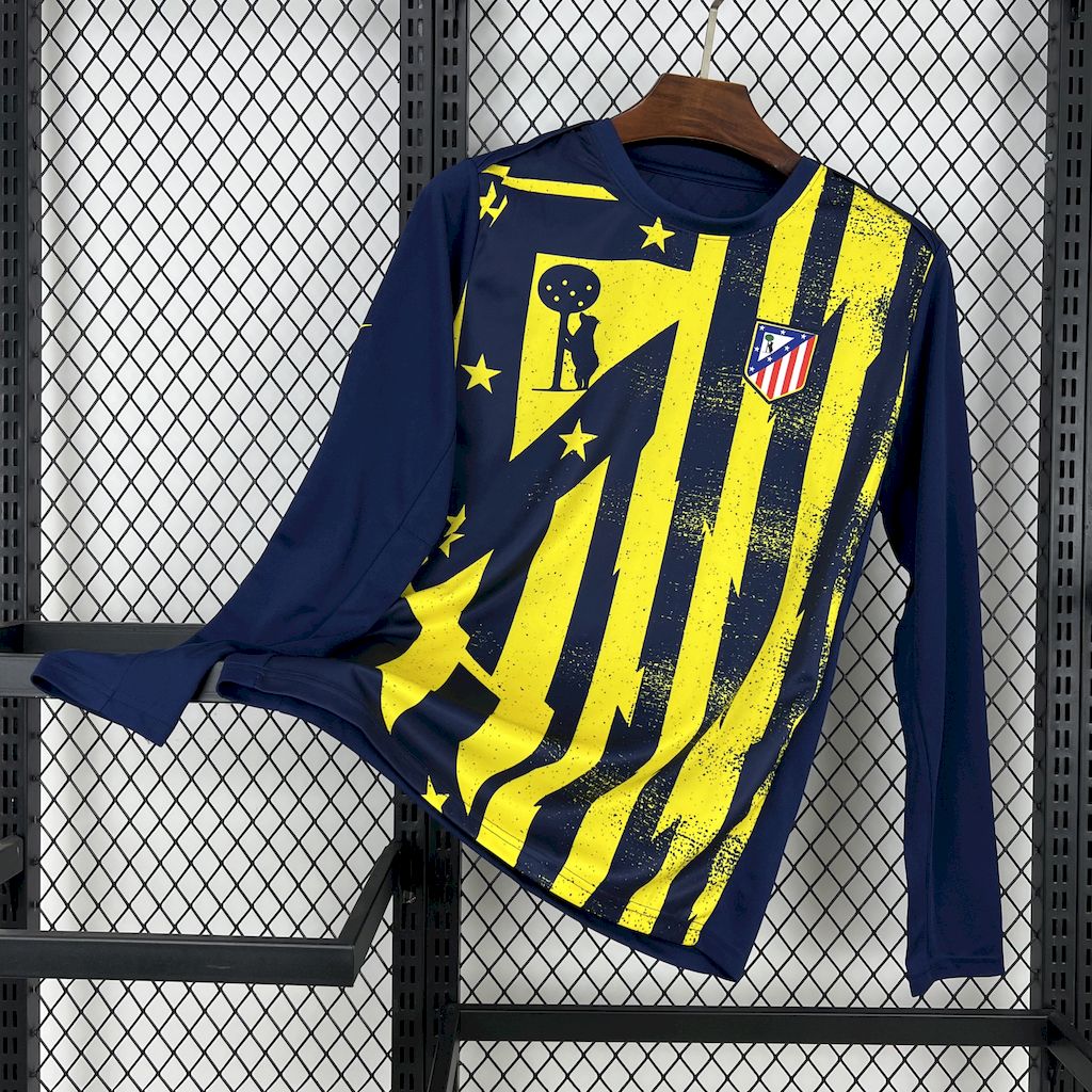 Atlético de Madrid Aquecimento 2025/26 Manga Comprida