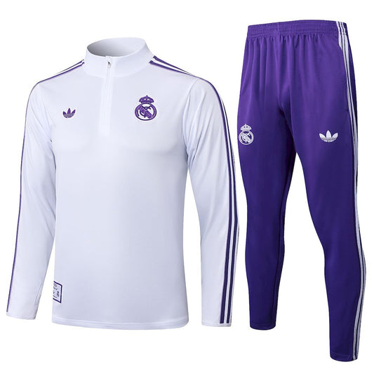 Fato de Treino Real Madrid 25/26 1/2 ZIP