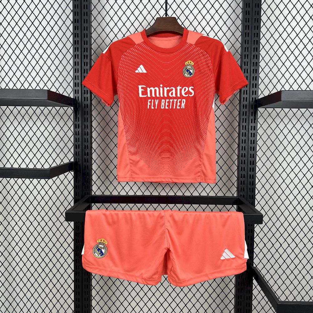 Equipamento Criança Real Madrid Guarda Redes 2025/26