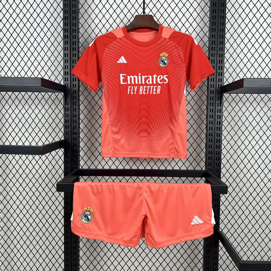 Equipamento Criança Real Madrid Guarda Redes 2025/26