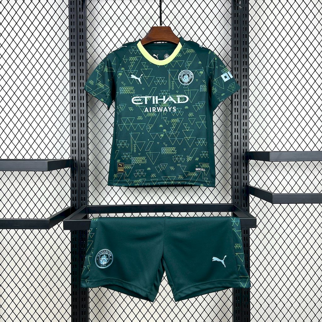 Equipamento Criança Manchester City Quarto 25/26