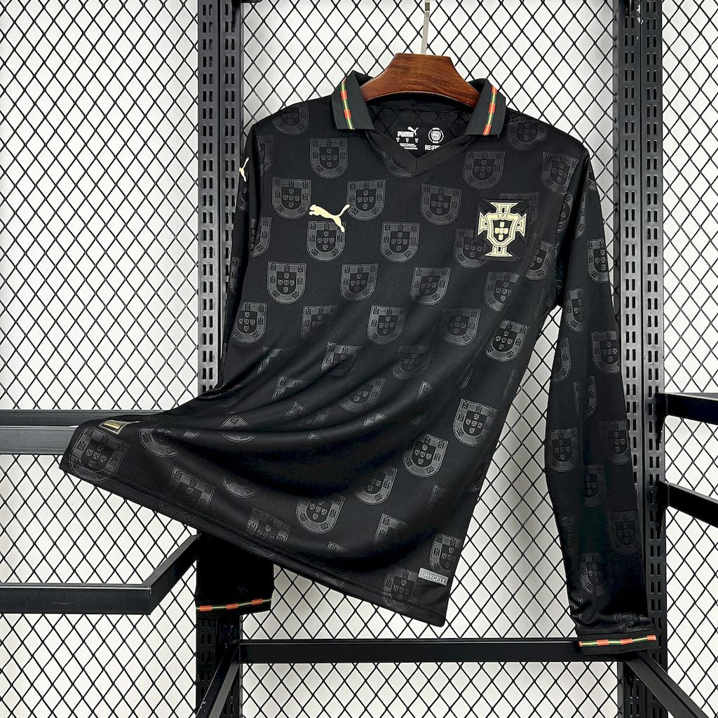 Camisola Portugal Edição Especial Pantera Negra Manga Comprida