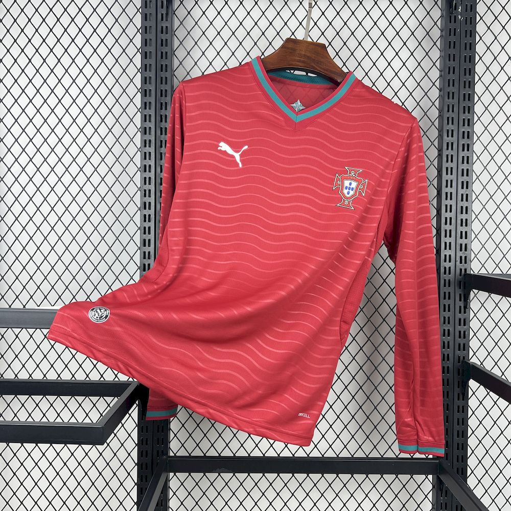 Camisola Portugal Principal 2026 Manga Comprida
