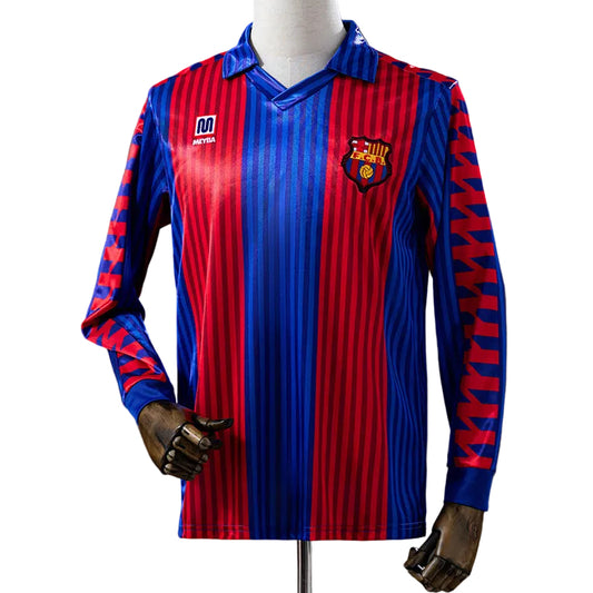 Camisola Retro FC Barcelona Principal 1992 Manga Comprida